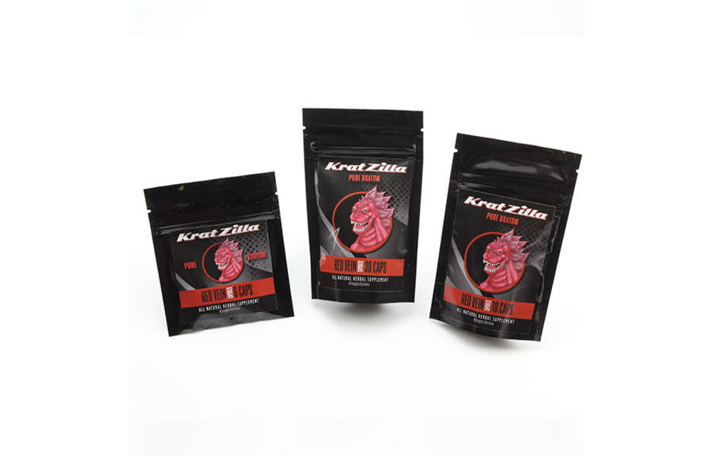 Kratzilla - Kratom Capsule Red Vein 30ct