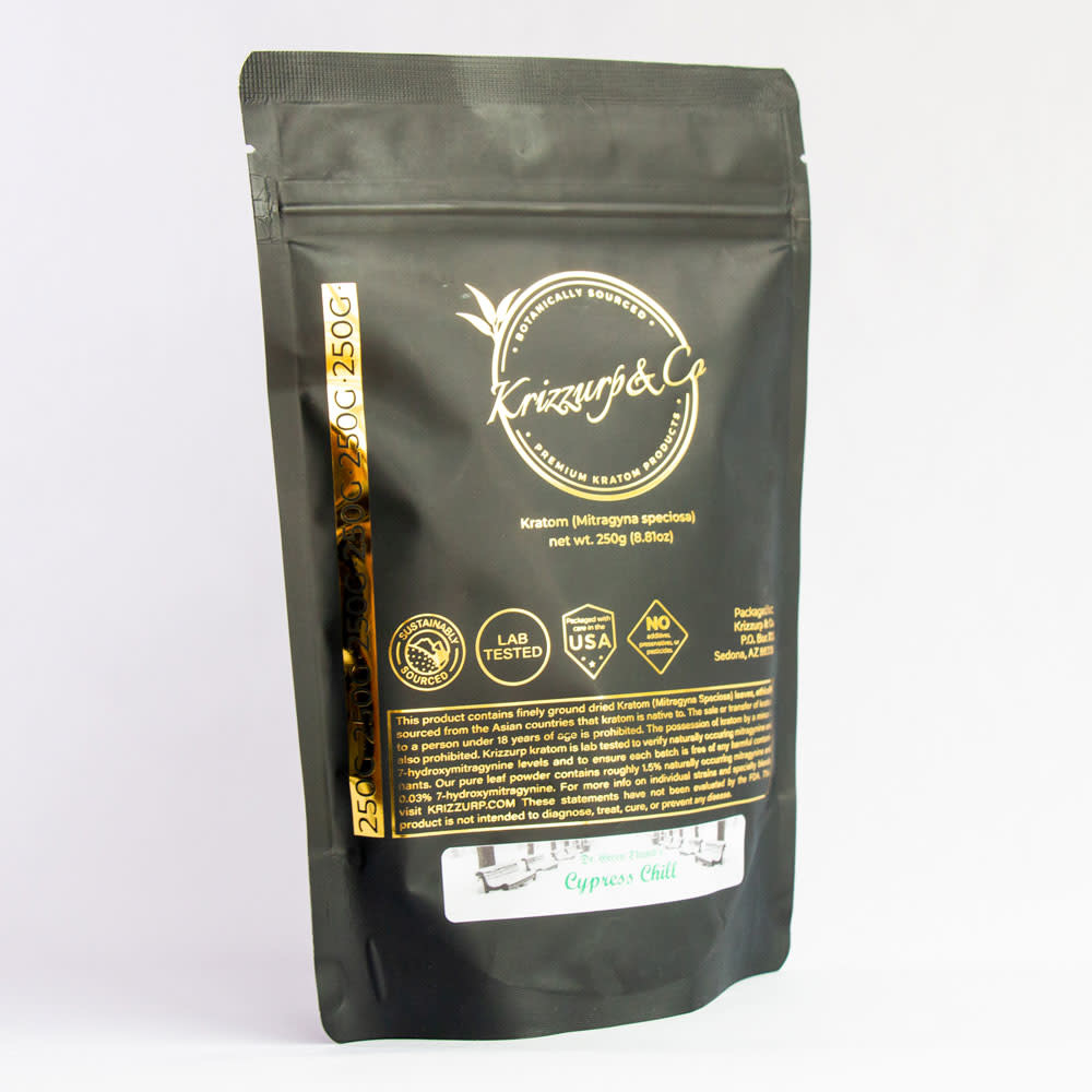 Krizzurp  & Co - Kratom Powder Green Vein Cypress 1kg