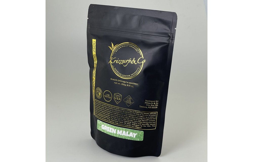 Krizzurp & Co - Kratom Powder Green Malay 250g