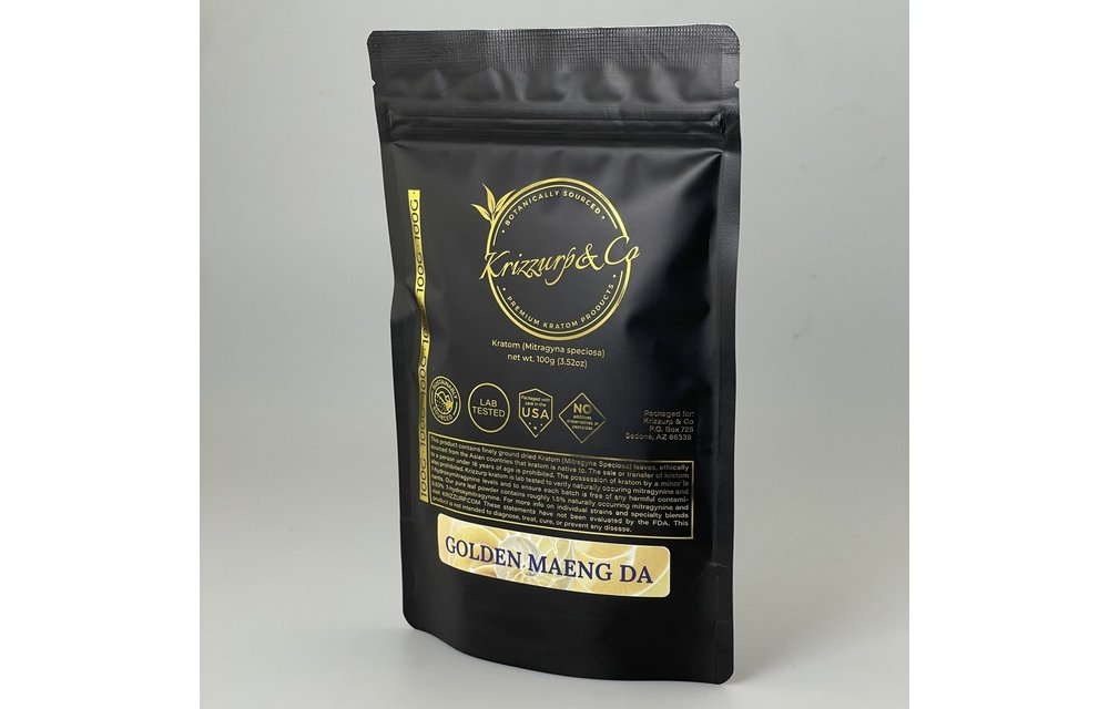 Krizzurp & Co - Kratom Powder Golden Maeng Da 250g