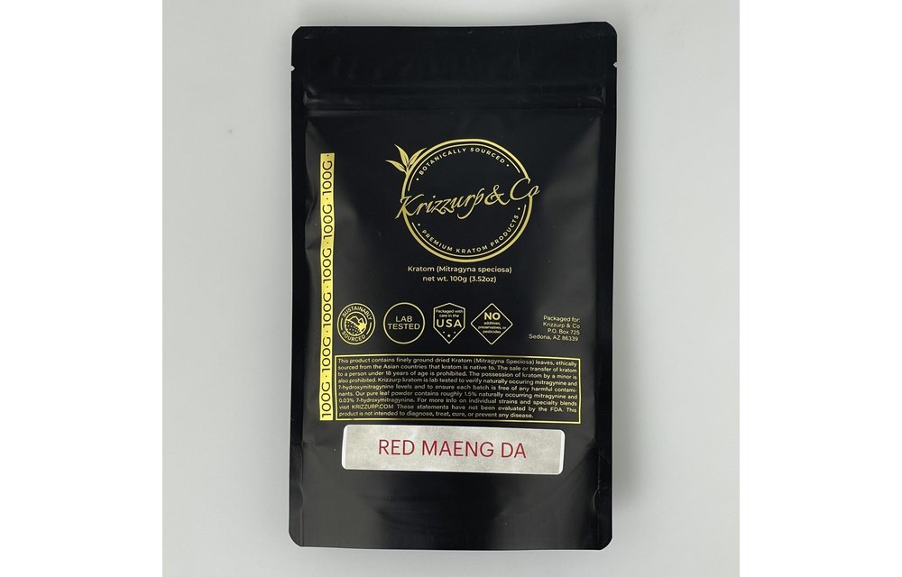 Krizzurp & Co - Kratom Powder Red Maeng Da 250g