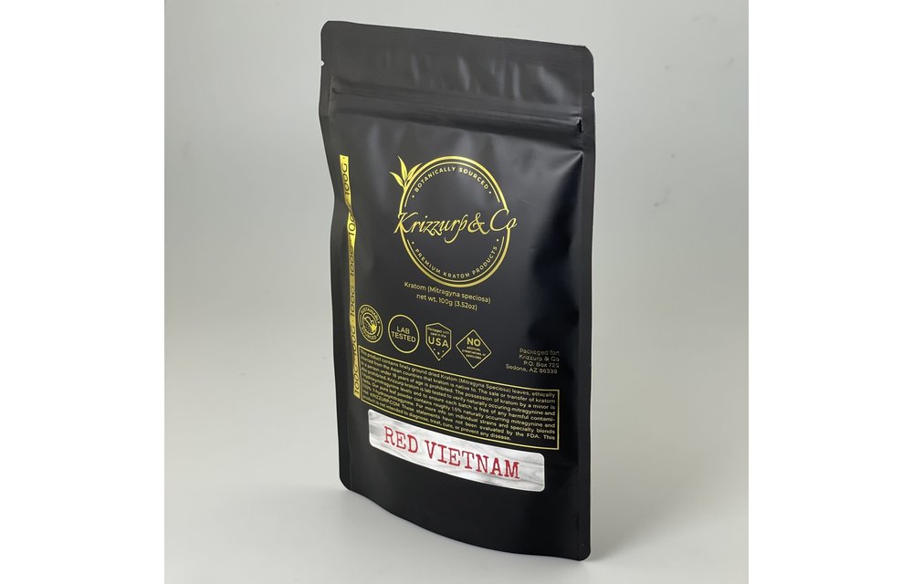 Krizzurp & Co - Kratom Powder Red Vietnam 250g