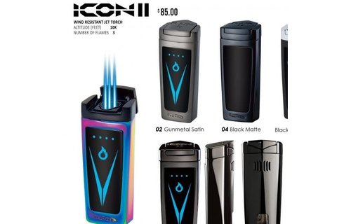 Vector - Torch Lighter Triple Flame Touch Sensor Icon II
