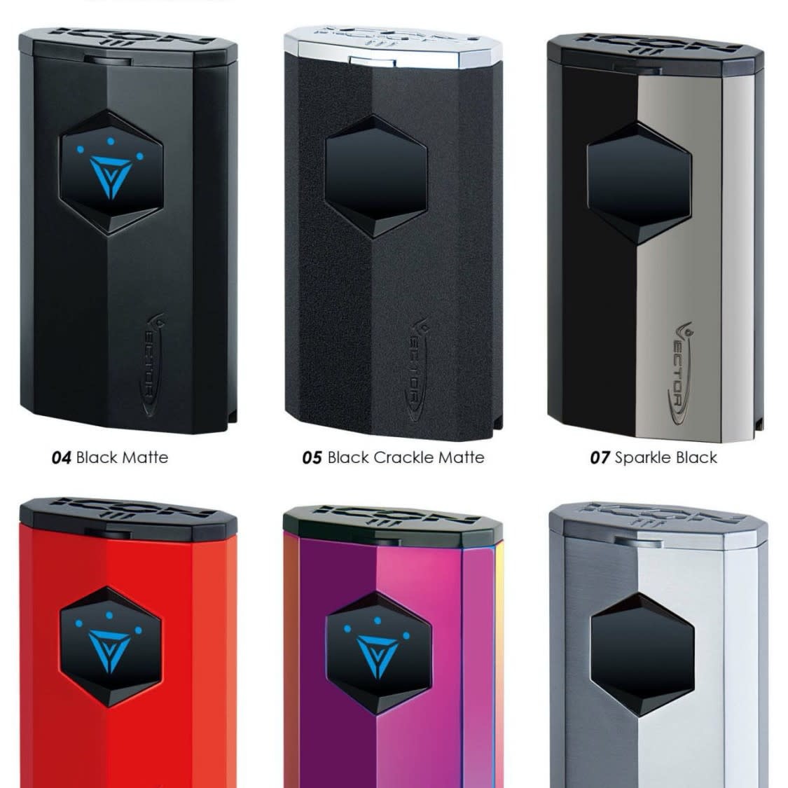 Vector - Torch Lighter Quad Flame Touch Sensor Icon III