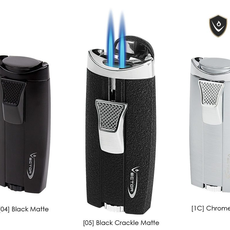 Vector - Torch Lighter Double Flame Legend