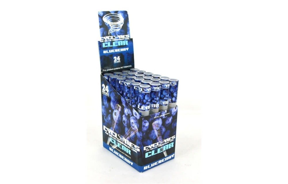Cyclones - Clear Cones 2ct Blueberry