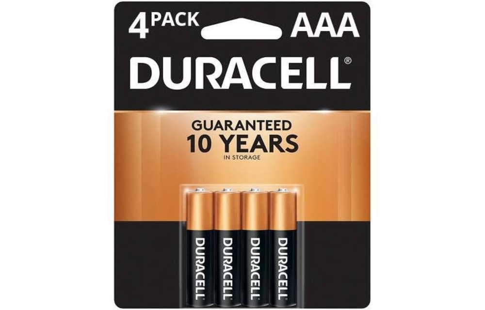Duracell - Battery Alkaline AAA 4PK