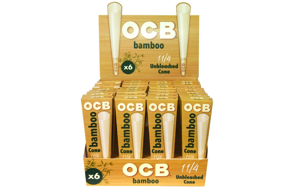 OCB - Pre Rolled Cones Bamboo 1/4 Size 6ct