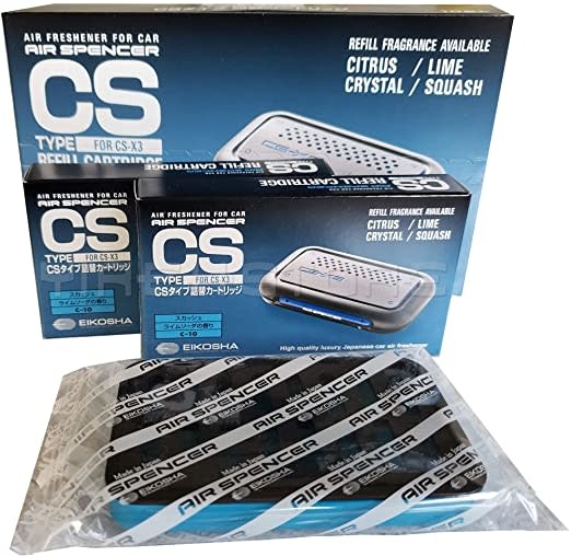 Eikosha - Car Freshener Air Spencer Refill CS-X3 Squash Lime Soda