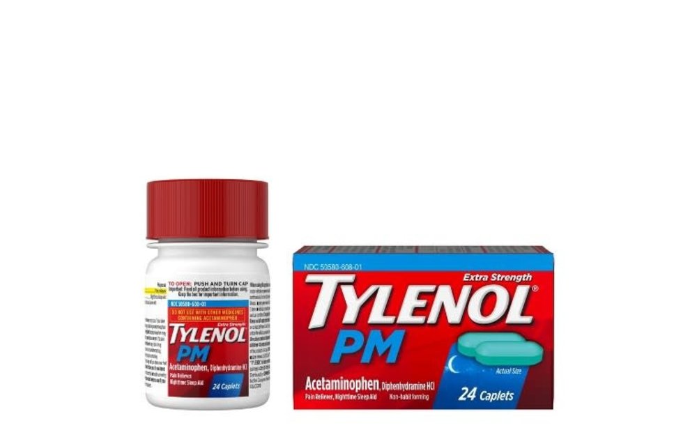 Tylenol - Fever Reliever Extra Strenght PM 24ct