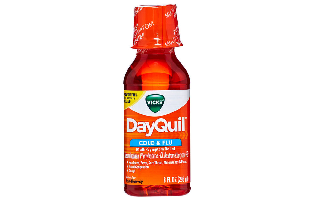 Vicks - Dayquil Cold and Flu Multi Symptom Relief Non-Drowsy 8oz
