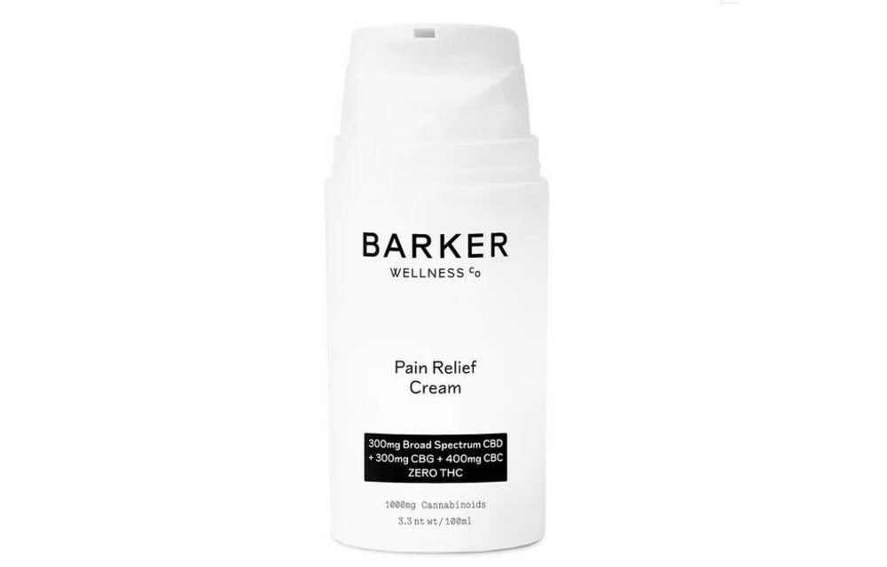 Barker Wellness Company - CBD Topical Pain Relief Cream 75mg Broad Spectrum CBD 75mg CBG 250mg CBC
