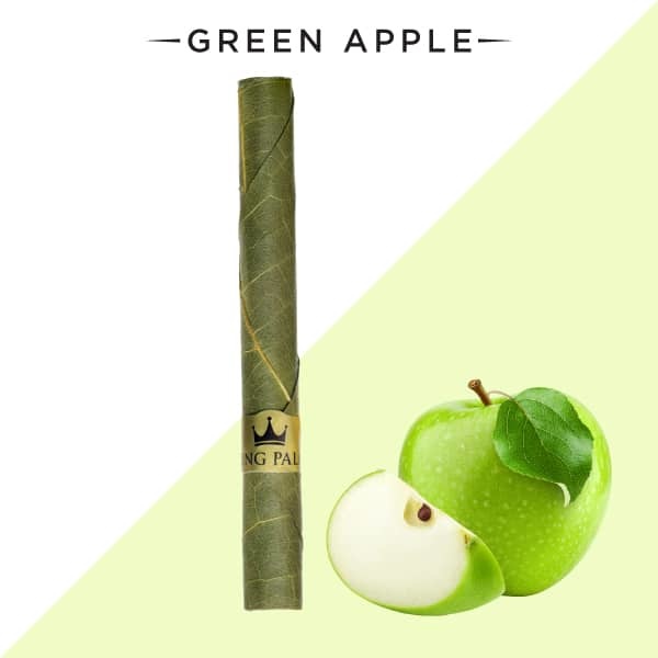 King Palm - Pre Rolled Terpene Infused Tobacco Free Single Roll Green Apple