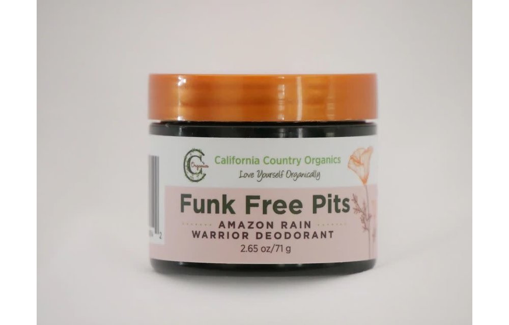 California Country Organics - Funk Free Pits Amazon Rain Warrior Deodorant
