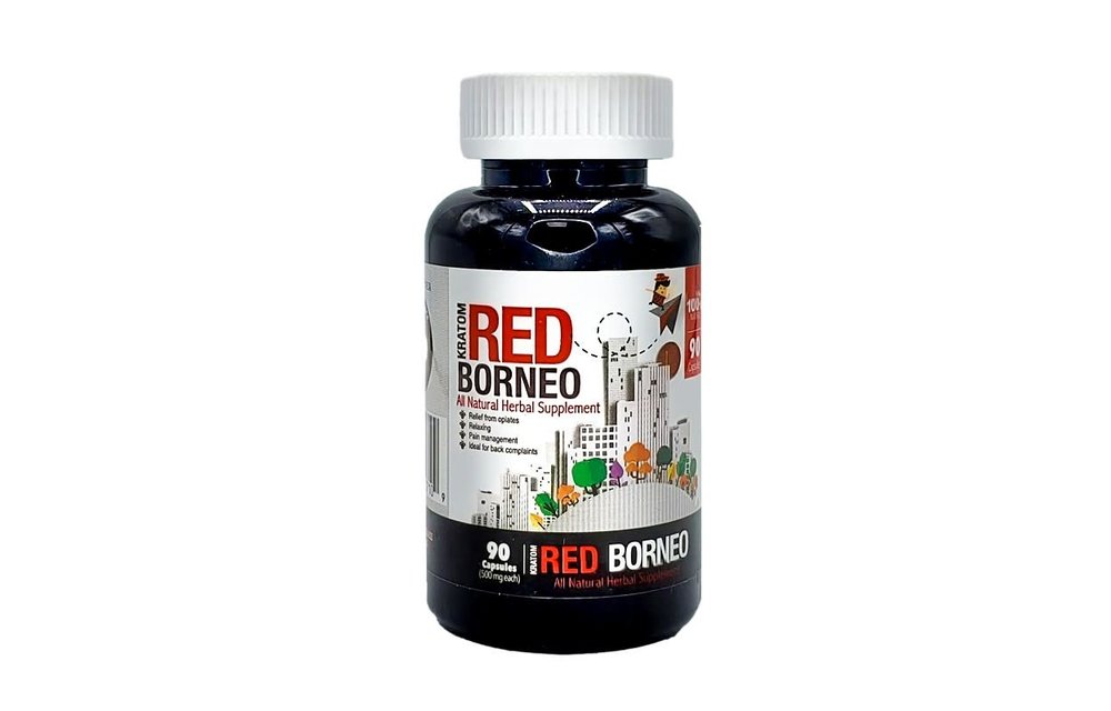 Bumble Bee - Kratom Capsule Red Vein Borneo Premium 90ct