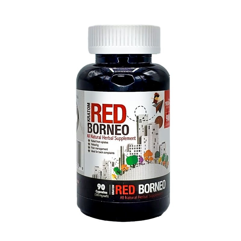 Bumble Bee - Kratom Capsule Red Vein Borneo Premium 90ct
