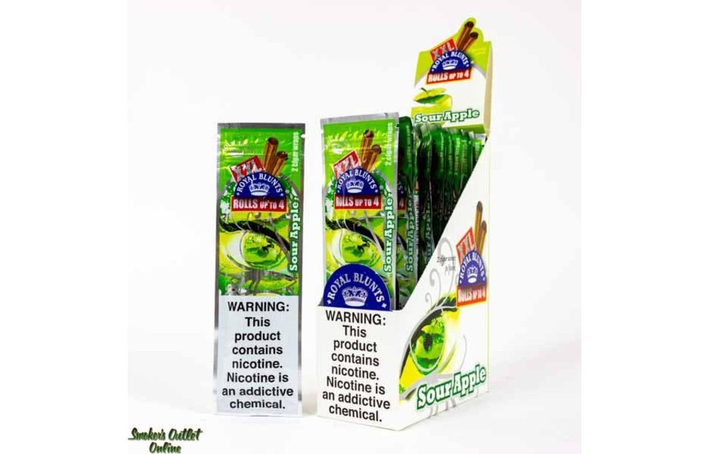 Royal Blunts XXL - Blunt Wraps Sour Apple