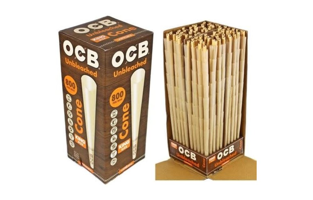 OCB - Pre Rolled Cones Unbleached 900ct