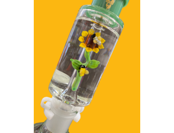 Apollo - Water Pipe Glycerin Sunflower Series 18"