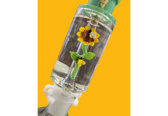 Apollo - Water Pipe Glycerin Sunflower Series 18"