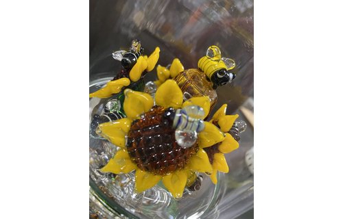 Apollo - Water Pipe Glycerin Sunflower Series 18"