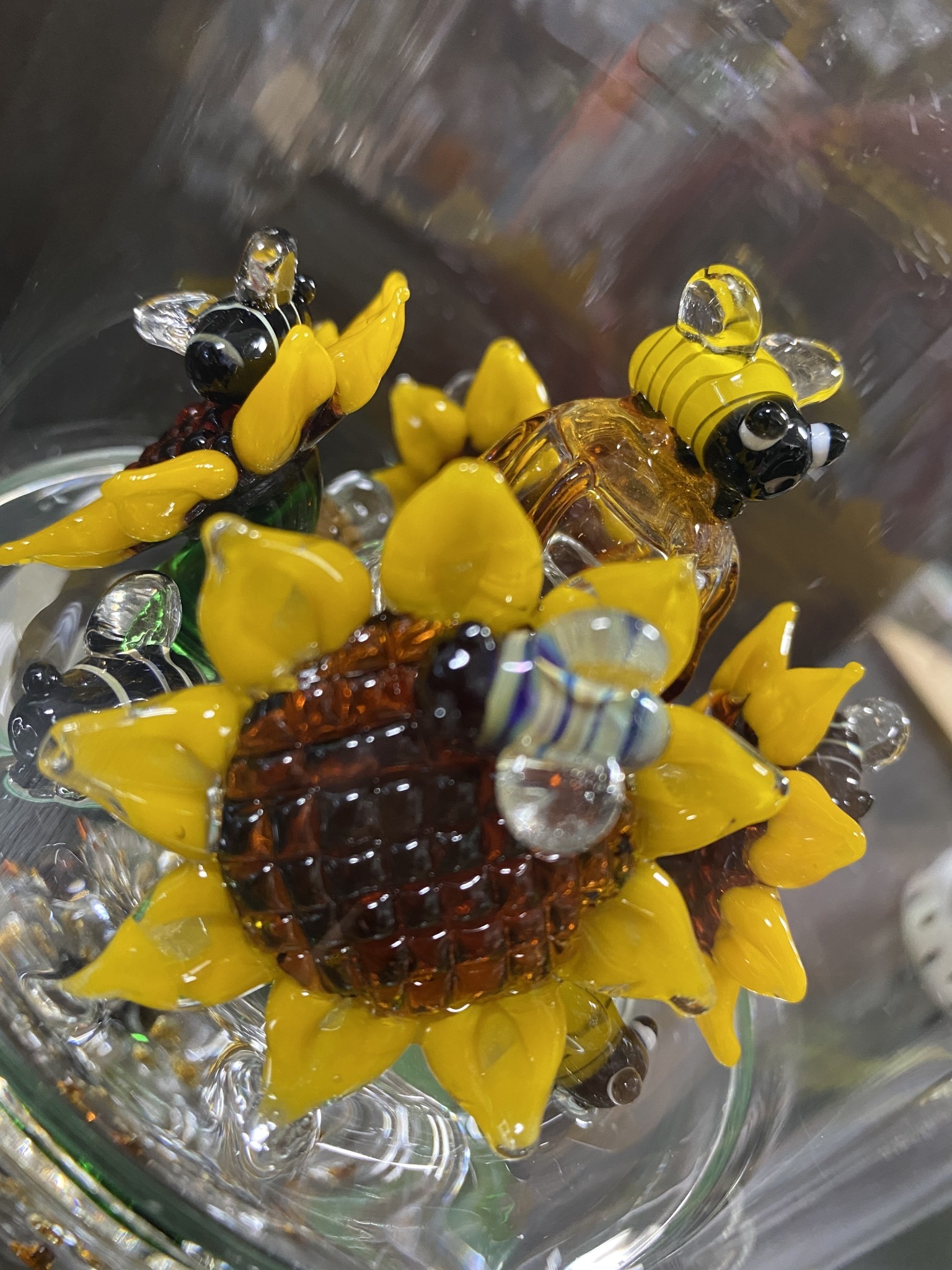 Apollo - Water Pipe Glycerin Sunflower Series 18"