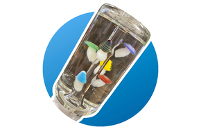 Apollo - Water Pipe Glycerin Mushroom Series 18"