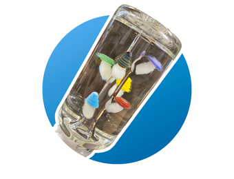 Apollo - Water Pipe Glycerin Mushroom Series 18"