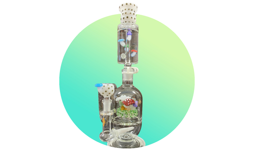 Apollo - Water Pipe Glycerin Mushroom Series 14"