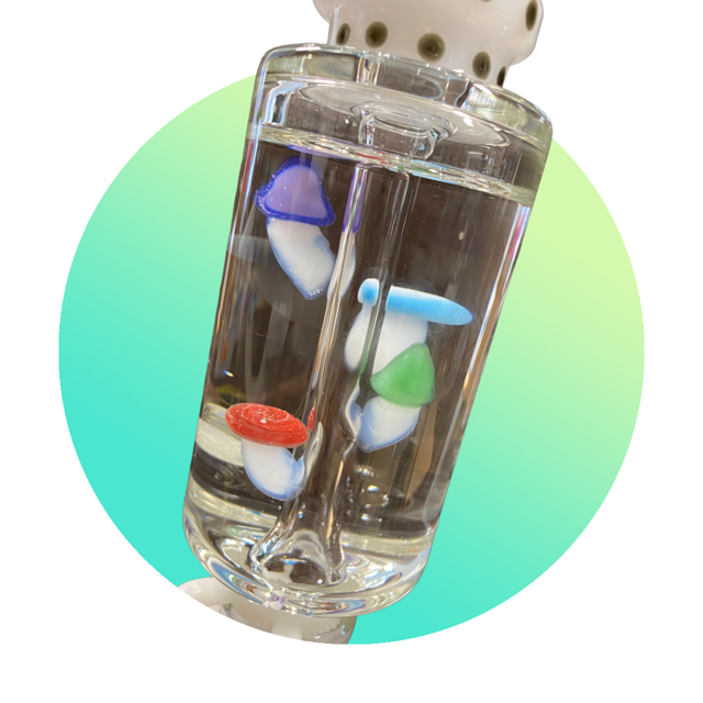 Apollo - Water Pipe Glycerin Mushroom Series 14"