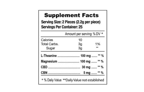 E Z Nite - CBD Gummies 1500mg 50ct