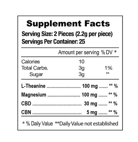 E Z Nite - CBD Gummies 1500mg 50ct