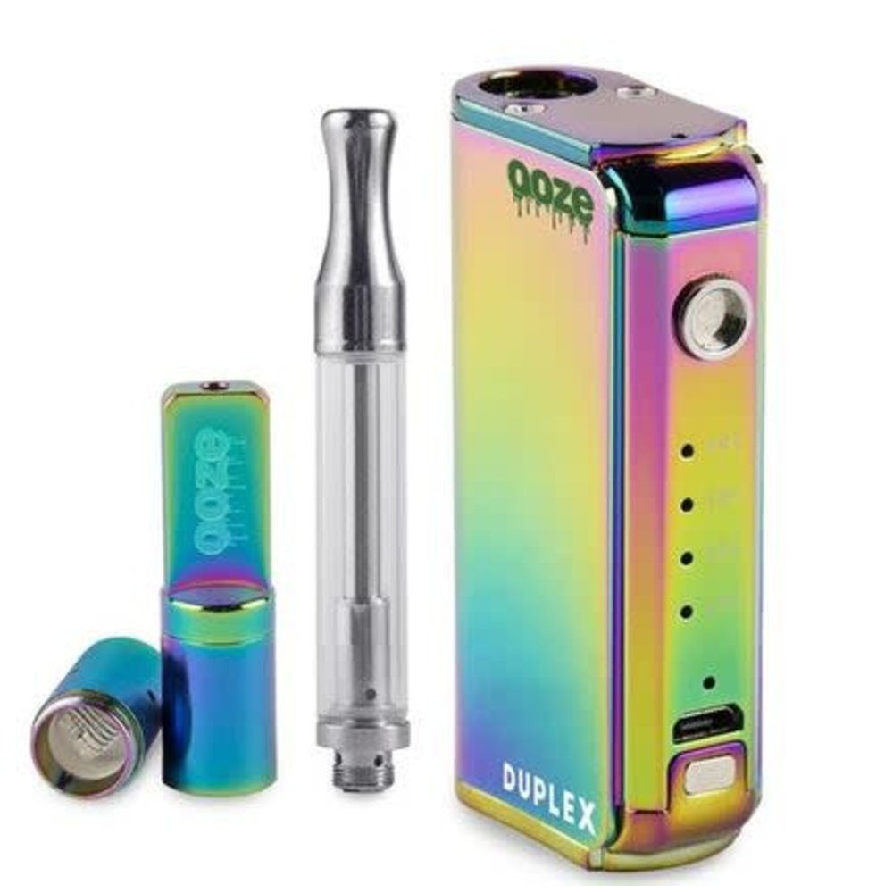 Ooze Duplex Vaporizer Dual Extract Rainbow TGRNOW Smoke Vape