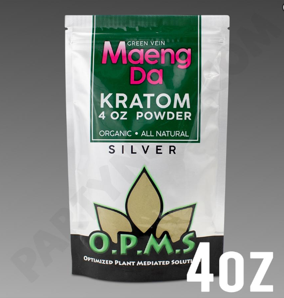 OPMS - Kratom Powder Silver Maeng Da 4oz