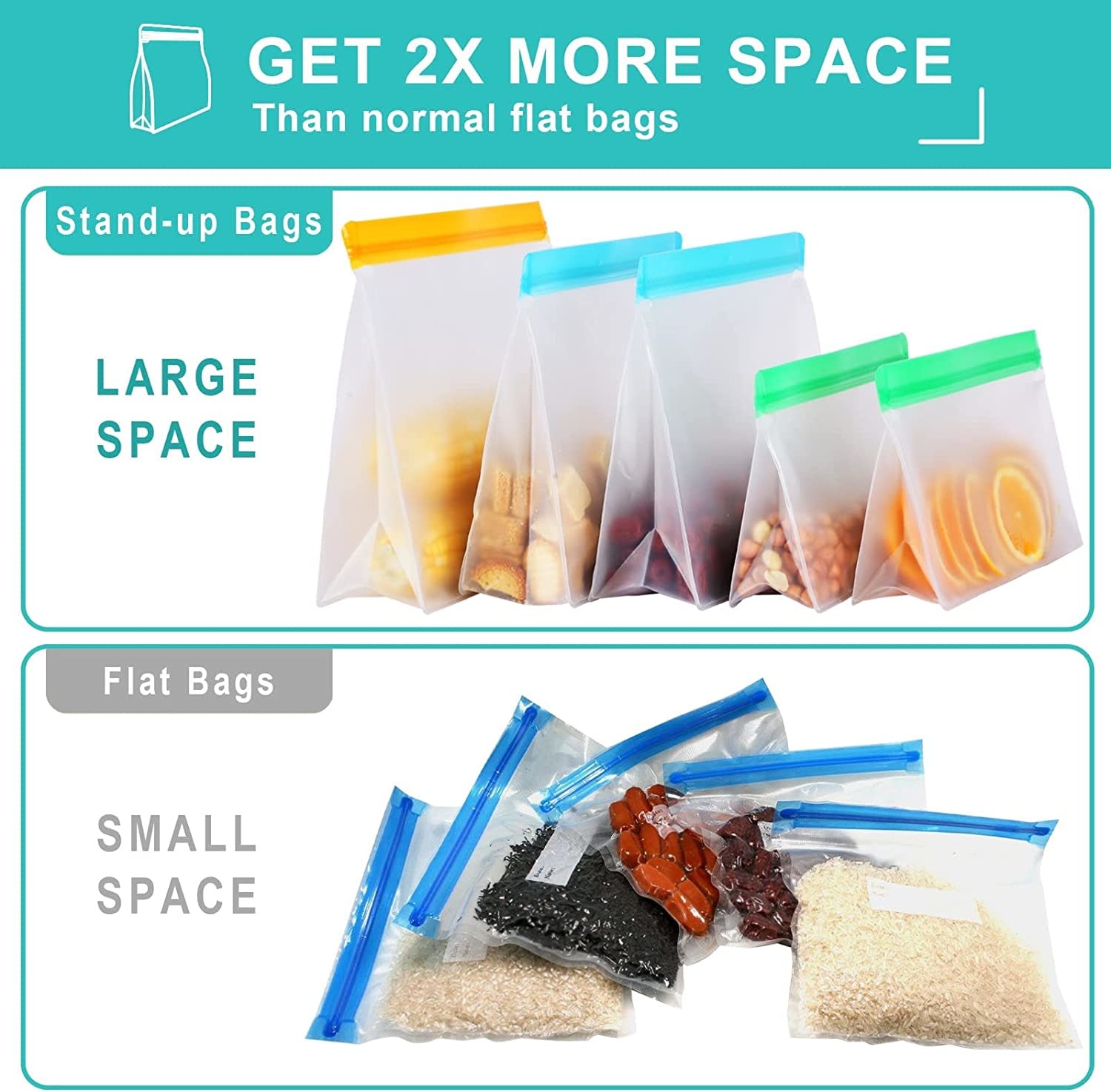 TGR - Reusable Zip Lock BPA Free