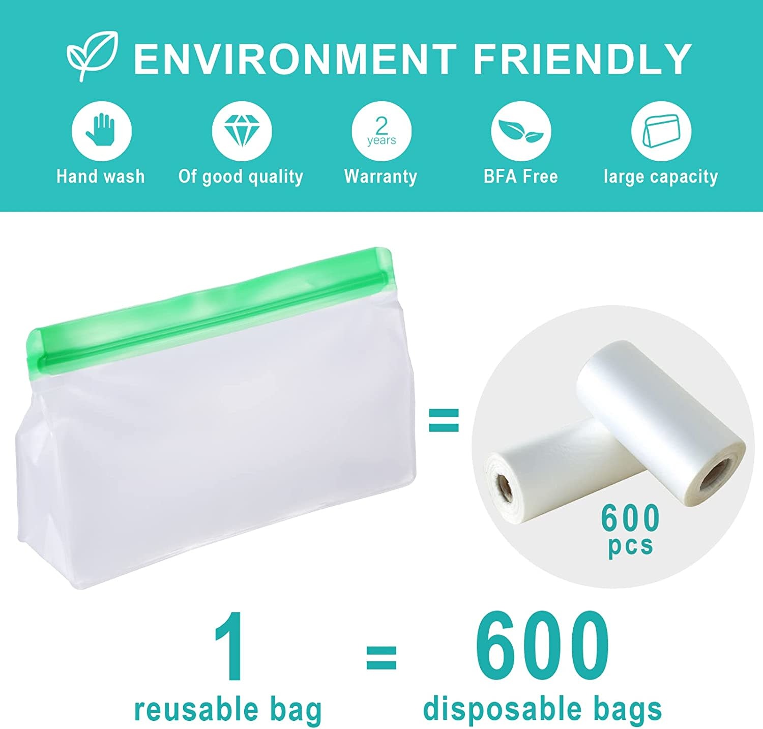 TGR - Reusable Zip Lock BPA Free
