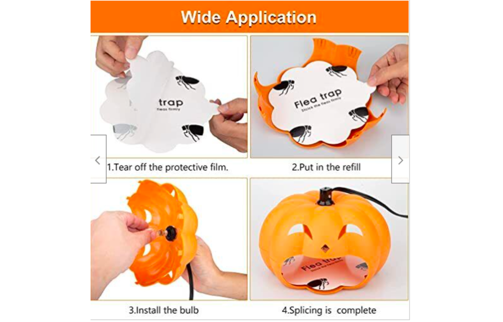 Best Fruit Flea Traps Indoor 2 Glue Discs, Indoor Pest Control Trap (Pumpkin) 2022