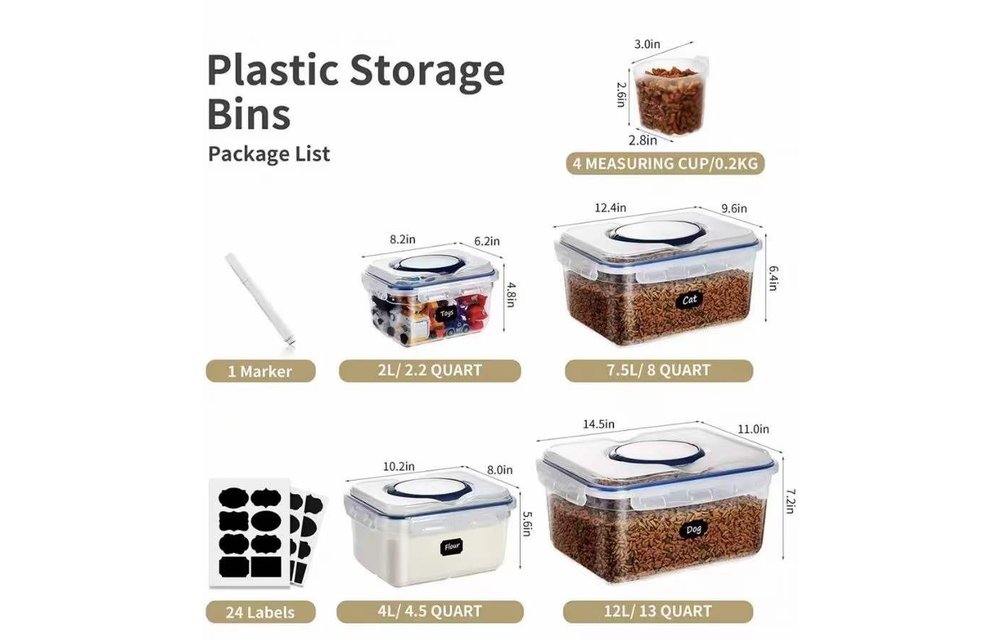 Cheap Stackable Storage Containers, Plastic Storage Bin/Containers/Boxes with Lids