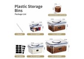 Cheap Stackable Storage Containers, Plastic Storage Bin/Containers/Boxes with Lids