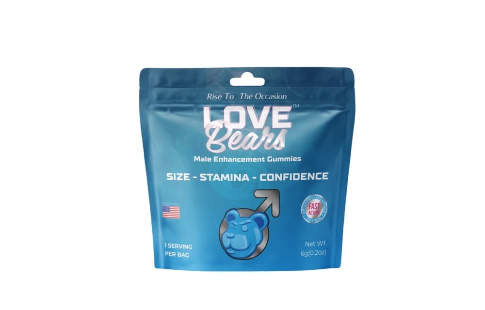 Love Bears - Natural Male Libido Enhancement Booster Gummies 6g