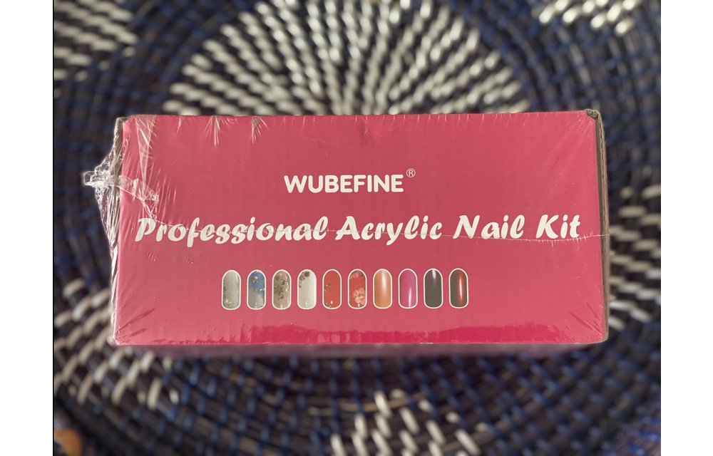 Wubefine - At Home Acrylic Nail Starter Kit MJ-T3 in a Pink Case for Beginners