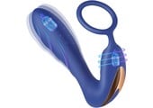 Adult Sex Toys –10 Patterns Prostate Massager Anal Vibrator Butt Plug with Cock Ring for Couples