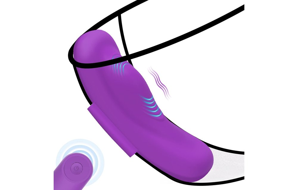 Adult Sex Toys - Remote Controlled Quiet Wearable Clitoral Vibrator