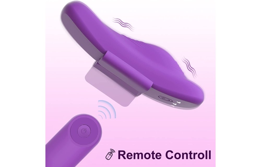 Adult Sex Toys - Remote Controlled Quiet Wearable Clitoral Vibrator