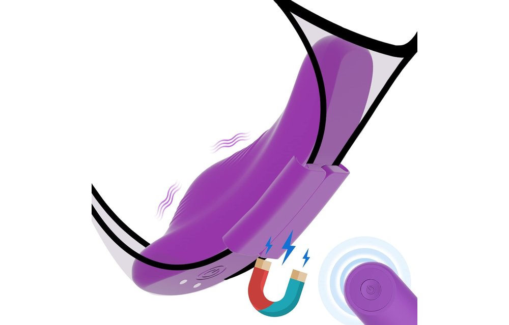 Adult Sex Toys - Remote Controlled Quiet Wearable Clitoral Vibrator