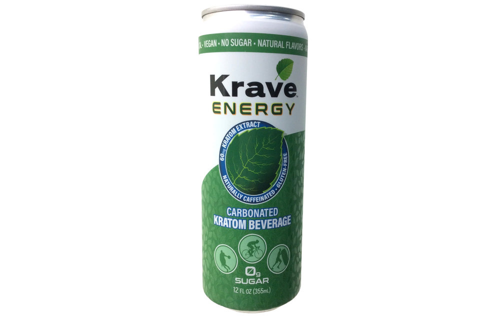 Krave - Kratom Extract Beverage Carbonated ENERGY 12oz