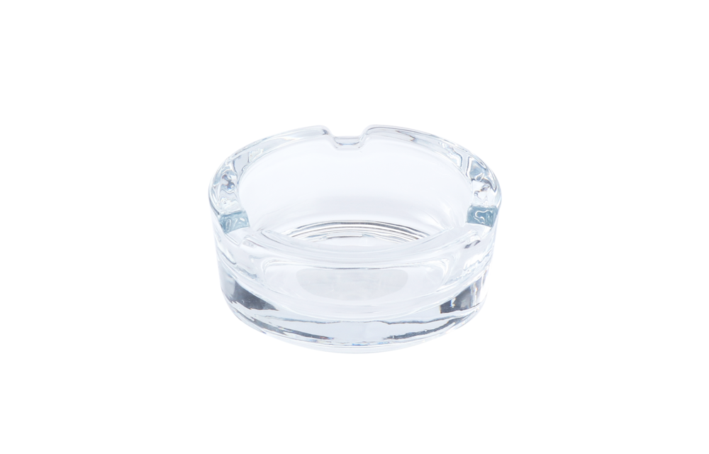 TGR - Ashtray Clear Glass Large G10