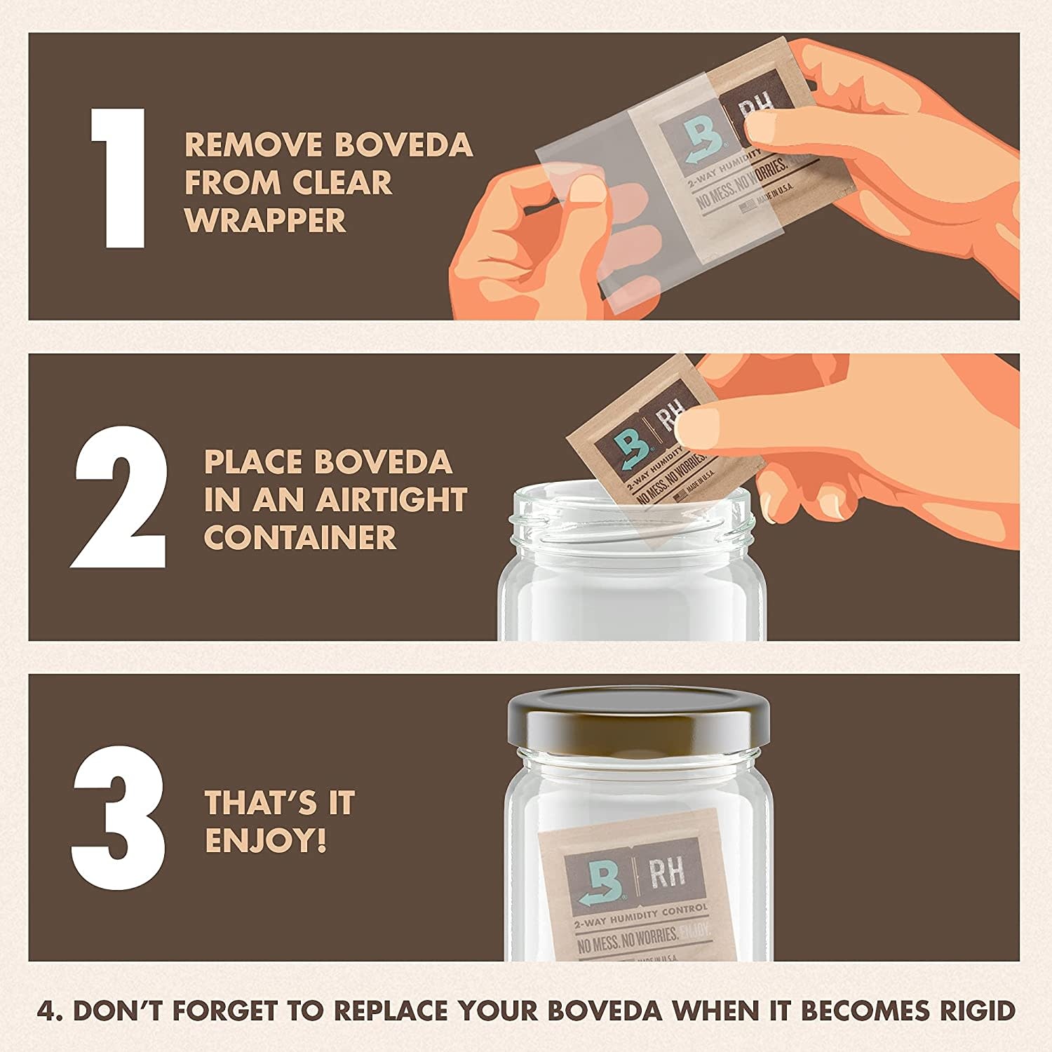 Boveda - Humidity Pack 60g