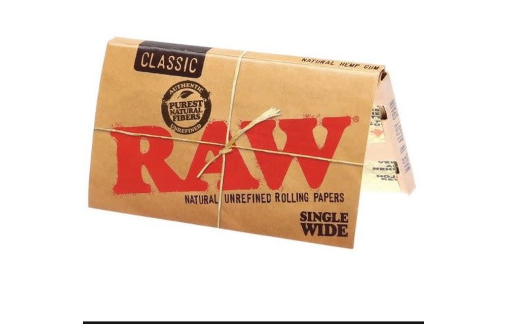 Raw - Rolling Papers Single Wide 100ct