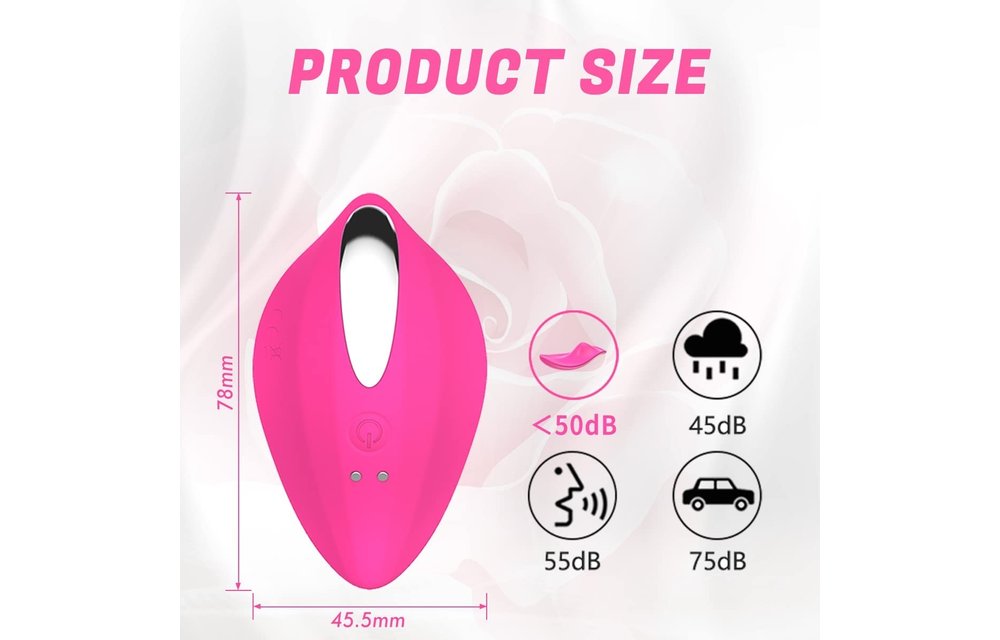 Adult Sex Toys -Remote Controlled Wearable Panty Invisible Clitoral Stimulator for Couples